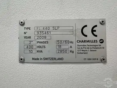 Used 2008 CHARMILLES FL 440 SLP Wire EDM Illinois US | Perfection Global, LLC. #1371466