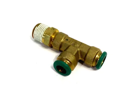 USED PARKER PRESTOLOK PUSH-TO-CONNECT SWIVEL ELBOW FITTING 3/8" X 3/8"