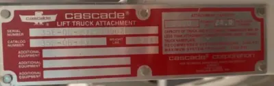 USED CASCADE 35E-QB-231-00002D