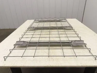 New Pallet Rack Wire Deck 24x46" Waterfall 3 Flared Channel Racking 2500lb Mesh