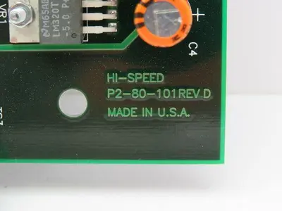 Hi-Speed P2-80-101 REV D Checkweigher Processor Circuit Board P280101