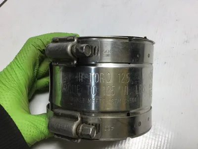 Clamp All Stainless Steel Pipe Coupling 3″ Hi Torque 125 In LBS 15 PSI