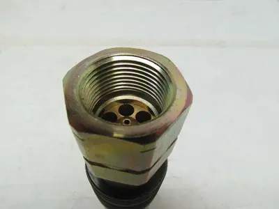 Dynaquip Controls DF16 Quick Disconnect Fitting 1"NPT Two Way Shutoff