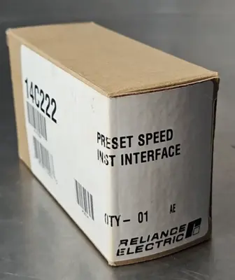 Reliance Electric 14C222 preset speed inst interface Loc3D27