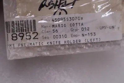 MARIO COTTA PNEUMATIC KNIFE HOLDER (LEFT) 45095S3070X - STOCK SGF155