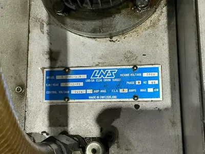 12' LNS MODEL 3.20HS-4.8 HYDRAULIC CNC LATHE MAGAZINE STYLE BAR FEEDER: YOBRO #25107