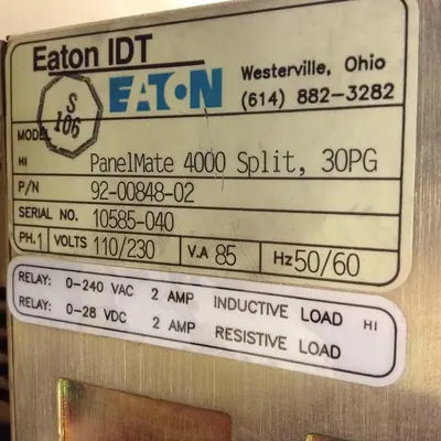 USED EATON IDT PANELMATE CRT MODULE