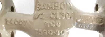 NEW SAMSON 2413 PRESSURE REDUCING VALVE 1/2" CL300 2412-001-2412 1011426
