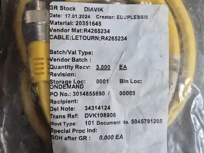 NEW TURCK RSM RKM 36-1.4M
