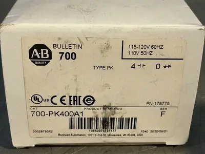 Used ALLENBRADLEY 700PK400A1 Relays & Switches Ohio US | HGR 24 #1545295