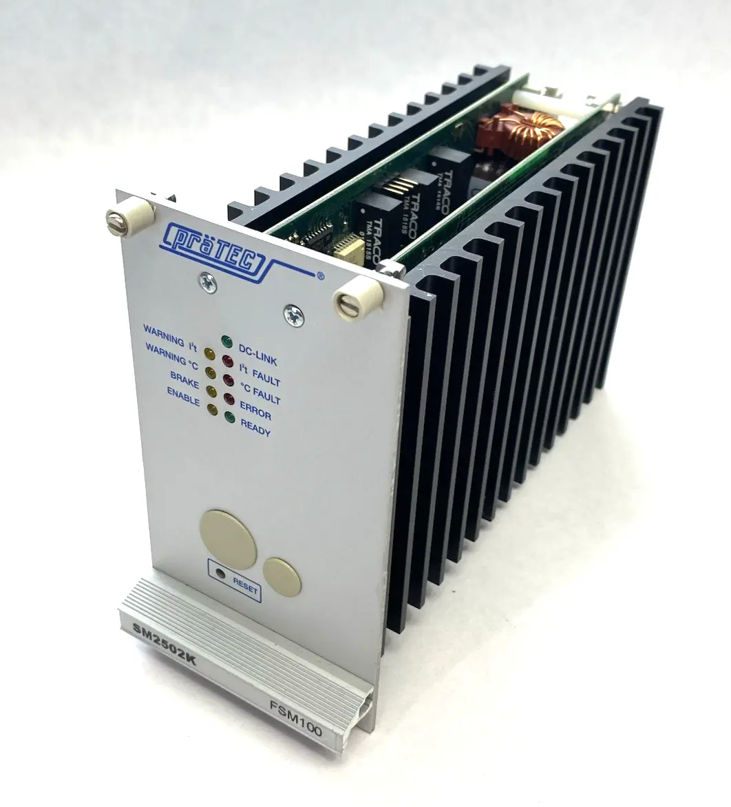 Used praTEC Single-Axis Servo Amplifier Motor Control Unit Servo Drives Michigan US | Maverick Industrial Sales #1398140