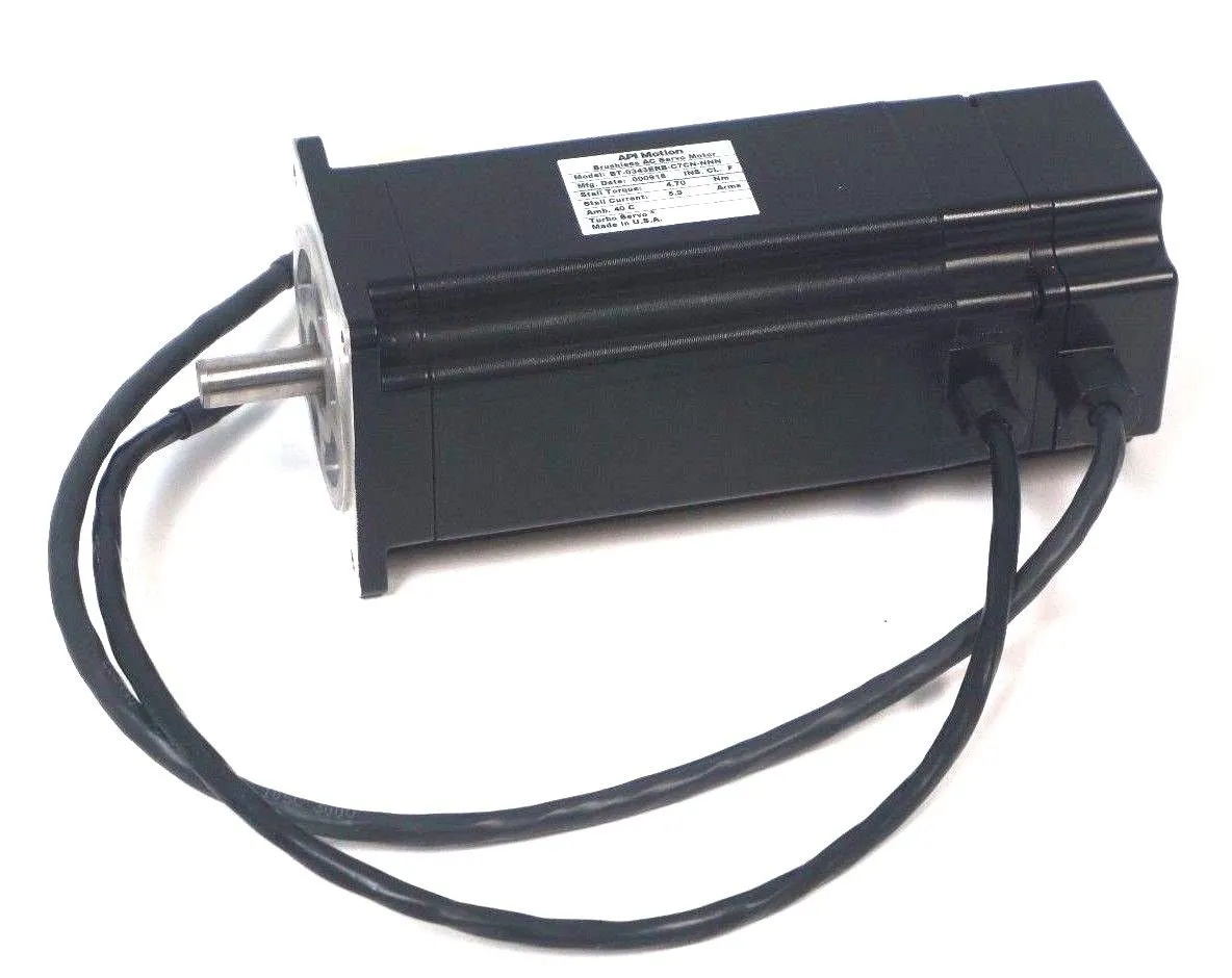 NEW API MOTION BT-0343ERB-C7CN-NNN BRUSHLESS AC SERVO MOTOR