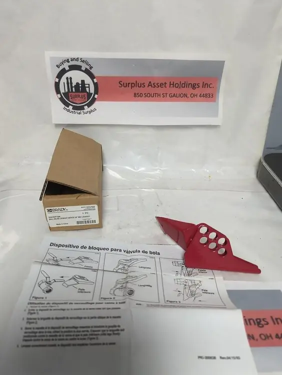 New | in-Stock BRADY Y67787 Safety Products (Other) Ohio US | Surplus Asset Holdings #1403017