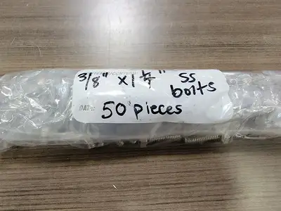 THE 3/8" x 1-1/4" Stainless Steel Hex Bolt SS31600 (Bag of 50)