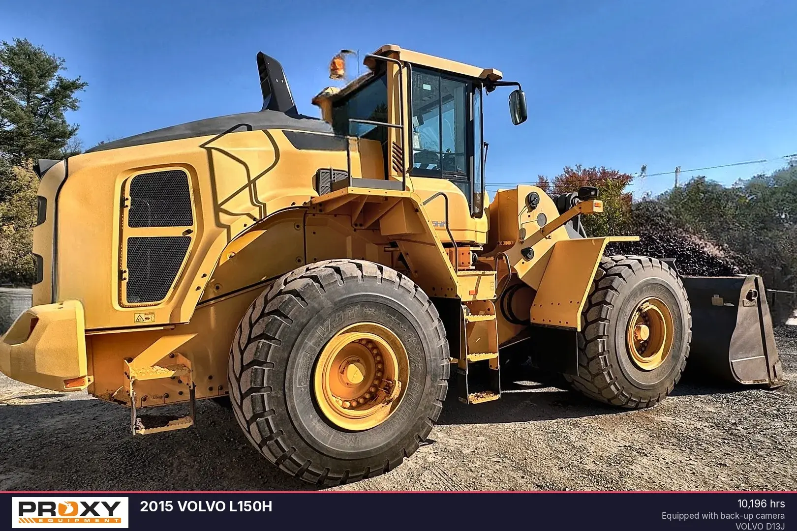 Used 2015 VOLVO L150H Wheel Loaders Pennsylvania US | Proxy Equipment #1377858
