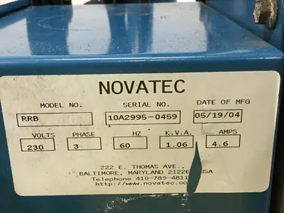 Used NOVATEC RRB Programmable Logic Controllers Michigan US | Ideal Machinery #573463