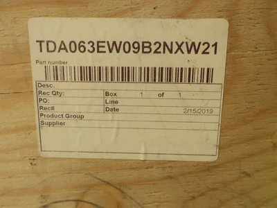 Used PARKER TDA063EW09B2NXW Valves/Fittings Ohio US | Aucto #1427282