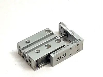 NEW SMC COMPACT SLIDE TABLE 6MM BORE 10MM STROKE GUIDED CYLINDER