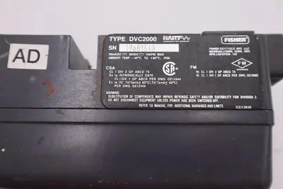 FISHER DVC 2000 FIELDVUE INSTRUMENTS STOCK K-207A