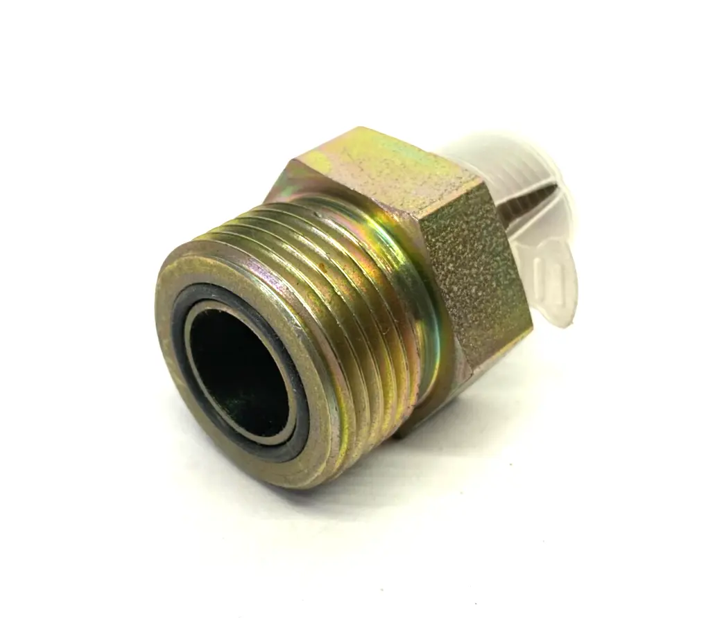 USED PARKER SEAL-LOK ORFS STRAIGHT MALE CONNECTOR 3/4" TO 1/2"-14 NPT
