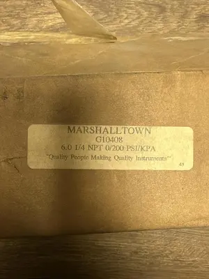 New | in-Stock MARSHALLTOWN G10408 Universal Pressure Meters Ohio US | Surplus Asset Holdings #1243833