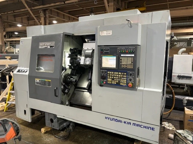 Used Hyundai-Kia SKT-2100SY CNC Lathes New Jersey US | Machinery Values #302561