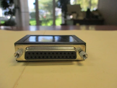 Used CCT00568 DB25 25-pin Male/Female Null Modem Gender Changer Adapter