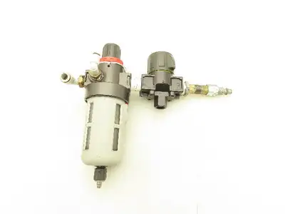 Koganei FR300-03-A Pneumatic Filter Regulator Throttle Valve Assembly 3/8" NPT