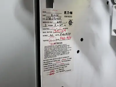 Used EATON CUTLER-HAMMER HFD3015 Switchgears British Columbia CA | Lenmark #239894