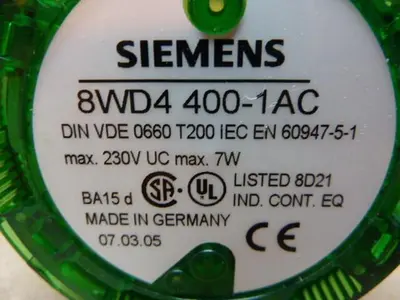 USED SIEMENS 8WD4 400-IAC