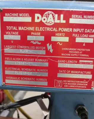Used 2003 DOALL C-916 Horizontal Band Saws Florida US | UniversalAutomatics.com #470552