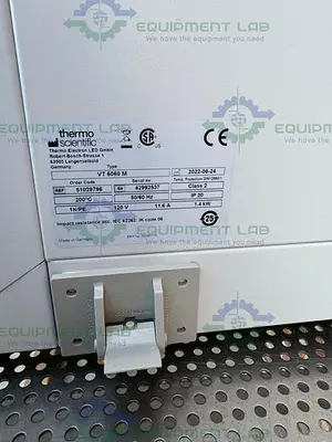 USED THERMO SCIENTIFIC VT 6060 M VACUUM OVEN 200°C, 1.8 CU FT, 120V, MFG 2022