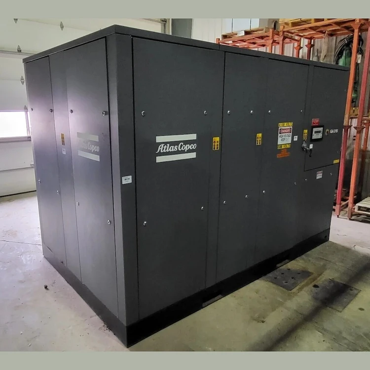 Used 2009 ATLAS COPCO GA315 Rotary Screw & Sliding Vane Air Compressors British Columbia CA | Savona Equipment LTD #1171335