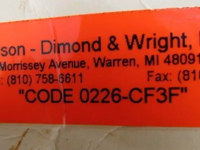 CDW Carlson Dimond & Wright O226-CF3F Model 6-52 1 3/8x 1 1/2" Shaft Coupling
