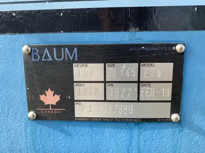 Used 2019 BAUM ESW Rotary Airlock Feeder British Columbia CA | Lenmark #1488886