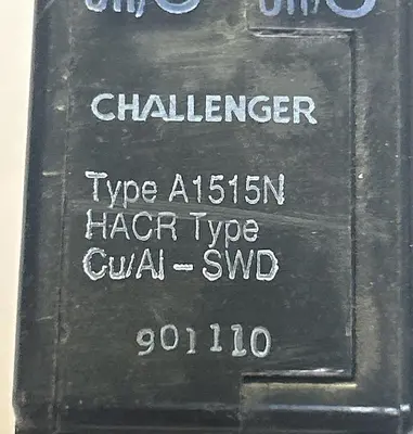 Used CHALLENGER A1515N Circuit Breakers | Surplus Asset Holdings #1189044