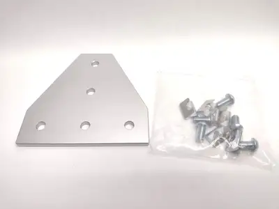New | in-Stock FATH 45 Series 5 Hole Tee Flat Plate Parts Michigan US | Maverick Industrial Sales #1393552