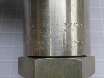 New | in-Stock CIRCLE SEAL _UNKNOWN_ Valves/Fittings | OCO Industrial #1591986