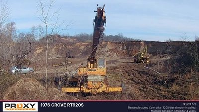 Used 1976 GROVE RT620S Rough Terrain Cranes Indiana US | Proxy Equipment #1377890
