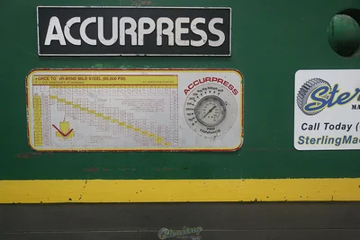 Used ACCURPRESS 7608 Press Brakes California US | Sterling Machinery Exchange #1465710