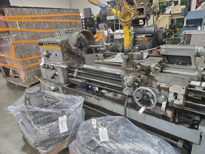 20" x 72" H.E.S., engine lathe with metric threading,loaded with tooling, 18-900 RPM, 15 HP
