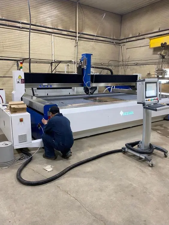 Used 2020 ACCURL MAX-WJ-4020L Waterjet Cutters Illinois US | Revelation Machinery #404020
