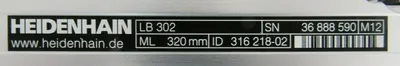 NEW HEIDENHAIN 315422-01 LINEAR SCALE ML3240MM LB302 LB302C 31542201