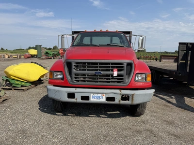 Used 2000 FORD SINGLE AXLE FLATBED TRUCK Flatbed Trucks Michigan US | Miedema Asset Management Group #1442644