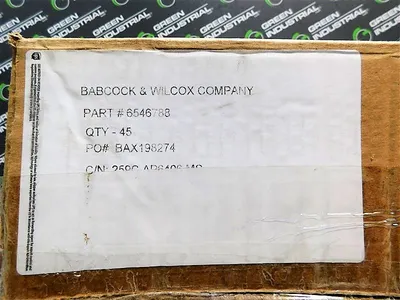 Box of 45 Babcock and Wilcox Company 6546788 Hex Headed Bolts 259C AP6406 MS New