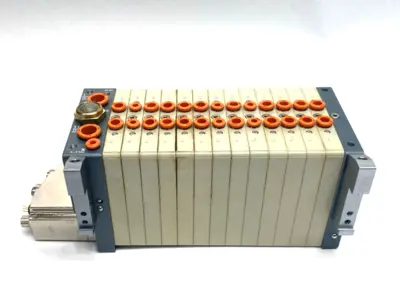 Used Metal Work Pneumatic Pneumatic Manifold HDM 2B&R 8 M V6 V4 O6 V6X3 V4 O6 + Solenoid Valves Michigan US | Maverick Industrial Sales #1393463