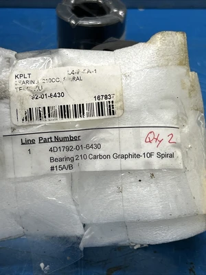 (2) Spiral Carbon Graphite Bearings Fast Shipping! + Warranty