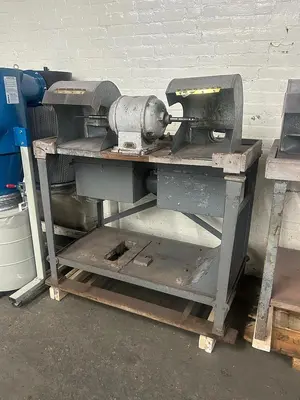 Dual Polishing Benches (4-Station System) with Baileigh DC-1450C 2HP Dust Collector