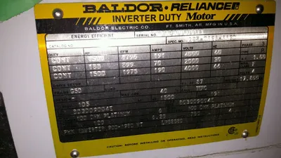NEW BALDOR G500M