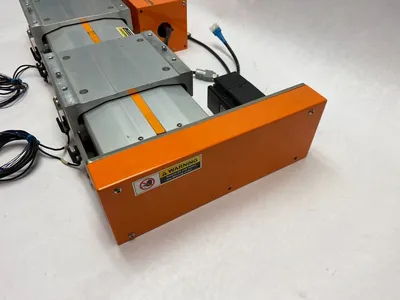 USED HANMI AUTONET DUAL-SLIDE LINEAR ROBOT ACTUATION SLIDE SYSTEM